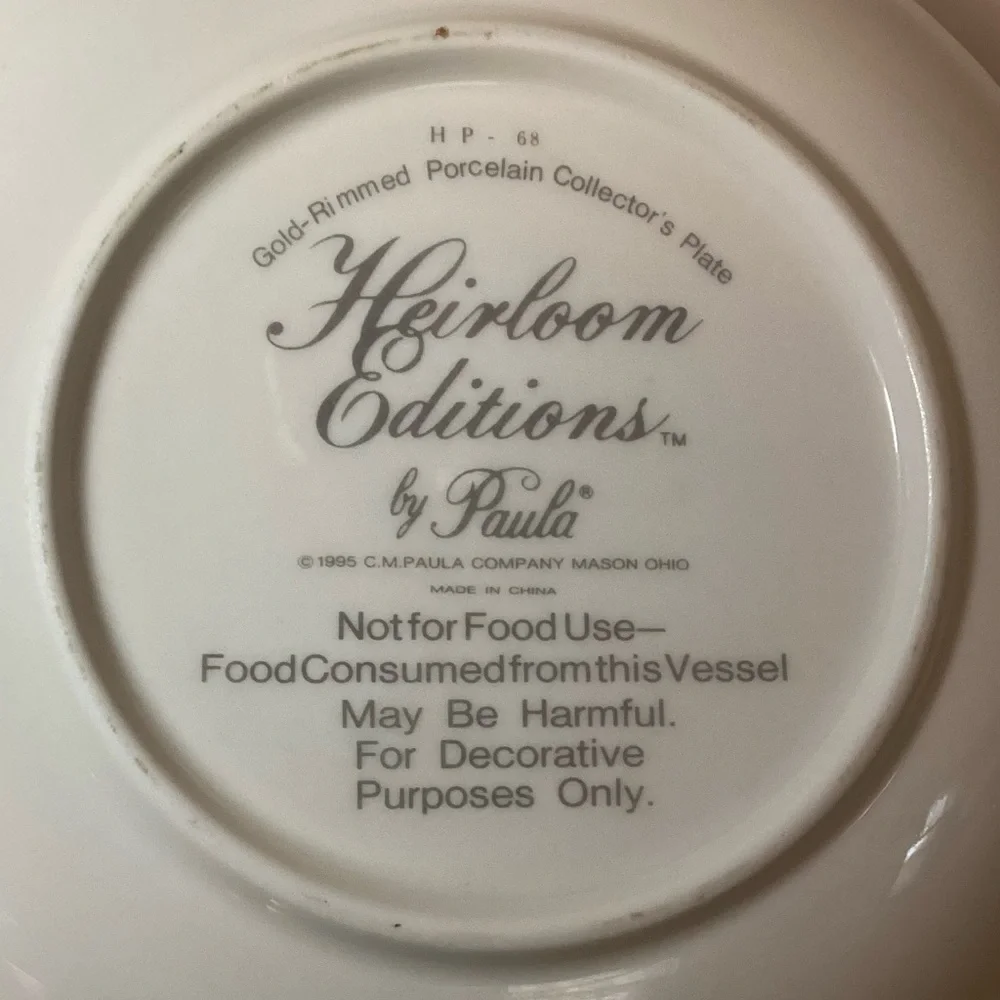 “Gods Promise” Vintage Decor Plate - Picture 3 of 5